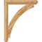 Ekena Millwork Thorton Craftsman Rough Sawn Bracket w/ Offset Brace, Western Red Cedar, 6"W x 34"D x 42"H BKT0604X34X42THR04RWR - alternate 4